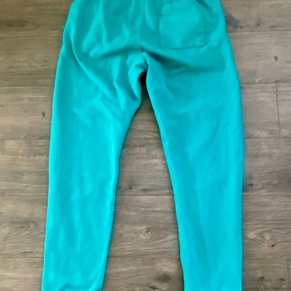 BP Nordstrom Mens Jogger Pants small teal Organic Cotton Blend Knit Athleisure - Picture 4 of 4